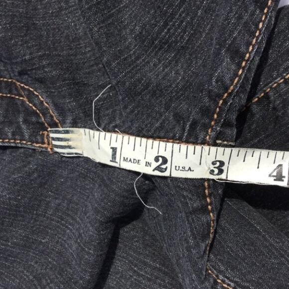 Nine West Size 6 Dark Straight Leg Black Jeans 27 - Picture 5 of 8